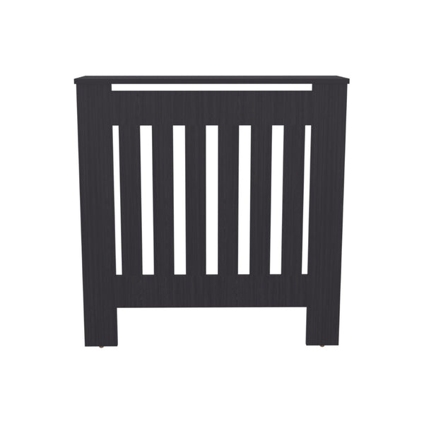 English Elm Radiator Cover Cabinet Slatted Ventilated Enclosure White Finish Entryway Display Shelf B200P362053