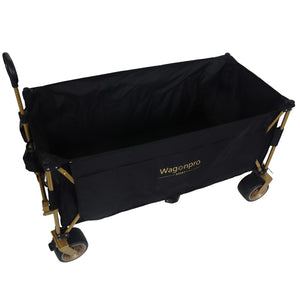 English Elm 51-inch Heavy Duty Steel Folding Utility Wagon with All-terrain Wheels and 480lb Capacity W2932P331764