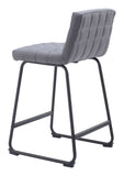 Pago Counter Stool - Set of 2 Gray 110071 Zuo Modern