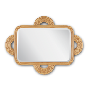 Santos Handmade Vintage Navy Rectangular Mirror with Beveled Edges for Stylish Home Decor