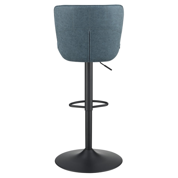 OSP Home Furnishings Kirkdale Height Adj Stool  - Set of 2 Navy