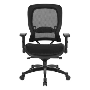 OSP Home Furnishings Manager's Ergonomic Mesh Office Chair with Lumbar Support and Synchro Recline Mechanism 2787R