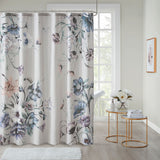 Cassandra Casual Printed Cotton Shower Curtain