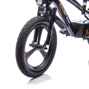 English Elm 24v Kids Electric Dirt Bike 300w Motor 16in Pneumatic Tires Adjustable Seat Ages 5 to 12 Black W1578P335442