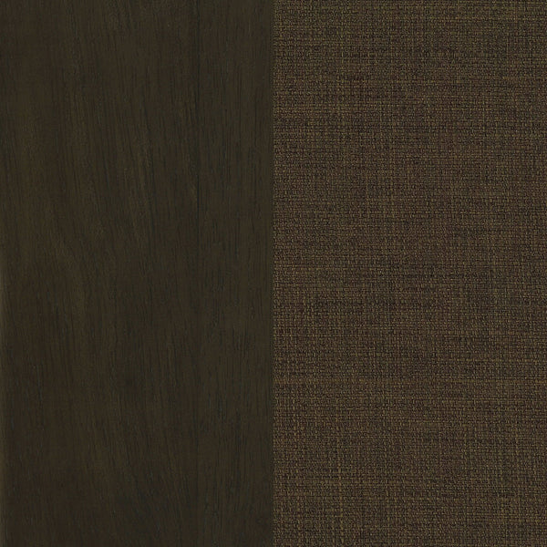 English Elm 2pc Transitional Dining Chair Set with Curved Wood Frame and Padded Upholstered Back for Comfort and Style Brown,Chocolate 40.54 L x 13.39 W x 18.9 H B011P302812