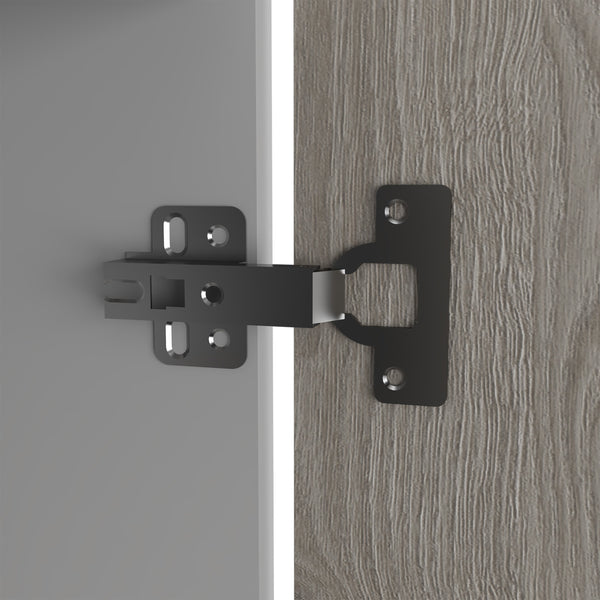 English Elm Oklahoma Utility Sink With Double Door Cabinet - Durable Stainless Steel Worktop For Storage Solutions B128S00141