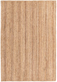 Unique Loom Braided Jute Dhaka Hand Braided Solid Rug Natural, Natural 7' 1" x 10' 0"