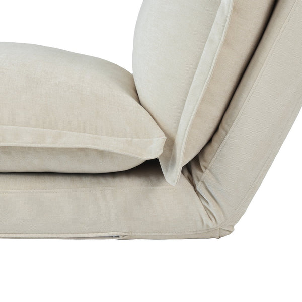 English Elm Convertible Floor Chair: Versatile Sofabed With Adjustable Backrest, Pillows & Durable Design W3422P361125