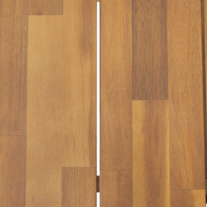 English Elm Christopher Knight Home® - Outdoor Acacia Wood Side Table — Round Teak Finish, Geometric Queen-Size Frame, Durable Patio Accent (22" x 22" x 18") 68627.00