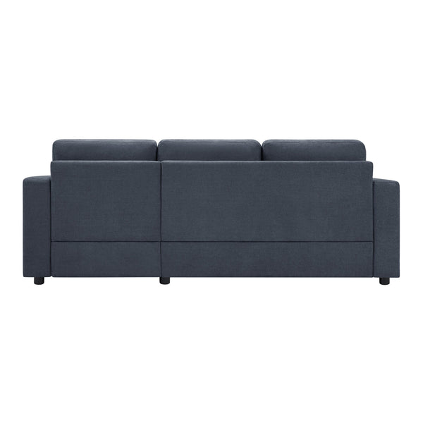 English Elm Modern Sectional Sofa - Stylish L-Shaped Couch With Curved Chaise, Usb Ports & Storage For Comfort N719S002170C
