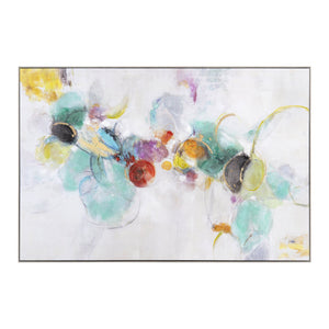 Crestview Collection Vibrant Rings - Stunning Wall Decor By Crestview - Unique China Design For Bold Home Aesthetics   Cvtop3257