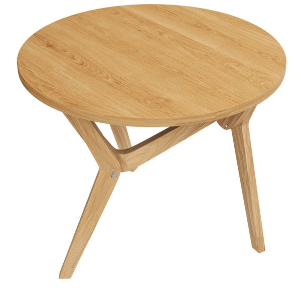 English Elm Round Solid Rubberwood Adjustable Height Coffee Cocktail Table for Modern Living Rooms N735P369877N