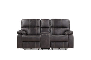 English Elm Wallace & Bay - Wallace & Bay  Hooper Gray Power Reclining Loveseat