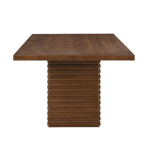 English Elm Christopher Knight Home® - Coad 84-Inch Rectangular Dining Table - Stylish Walnut Finish, Seats 6-8, Perfect For Any Space! N771P347115T_N771P347116T