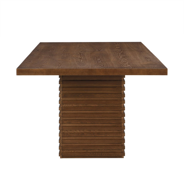 English Elm Christopher Knight Home® - Coad 84-Inch Rectangular Dining Table - Stylish Walnut Finish, Seats 6-8, Perfect For Any Space! N771P347115T_N771P347116T
