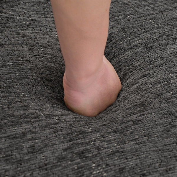 English Elm 109.9" Sectional Sofa Bed U-Shaped Pull-Out Sleeper with Storage Chaise, Cup Holders, USB Ports & Chenille Comfort Grey N719S001910E