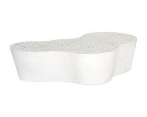 Sunpan Ava Coffee Table - Contemporary Concrete Design with Unique Finish for Modern Living Spaces Terrazzo