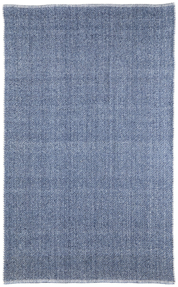 Feizy Rugs Naples Hand Woven Polyester Flatweave Rug - Soft, Durable, And Fade Resistant For Effortless Style Blue Polyester Nap0751fnvy000f00