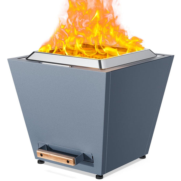 English Elm Cyberpit One 20-Inch Portable Smokeless Fire Pit With Pull-Out Ash Pan For Effortless Outdoor Fun W944P272775