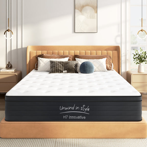 English Elm Twin Size Mattress - 8-Inch Hybrid With Cooling Memory Foam & Pocketed Innerspring For Ultimate Comfort W2889P310459-GIGA