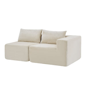 English Elm Christopher Knight Home® - 107" Compressed Sectional Sofas In Elegant Khaki - Modular Design, Cloud-Like Comfort & Durability! N771P346765V_N771P346766V