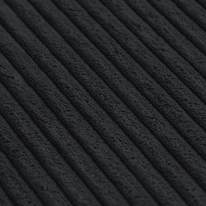 English Elm Pixel Modern Modular Sofa - Stylish Black Corduroy L-Shaped Sectional 4-Seater For Versatile Comfort B341S00024-GIGA