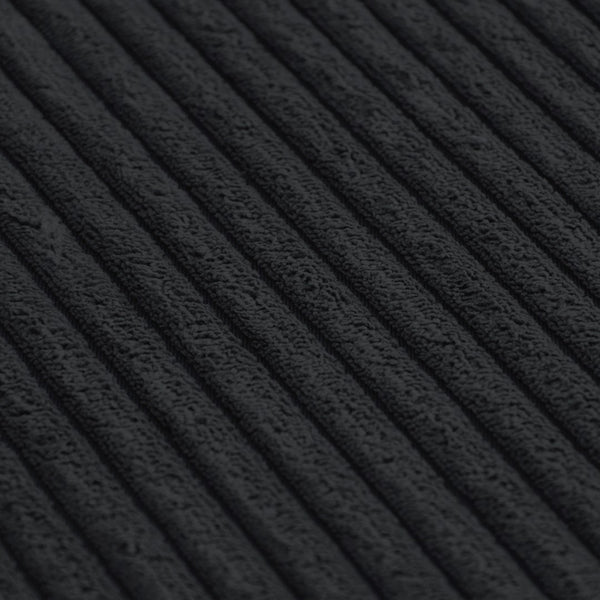 English Elm Pixel Modern Modular Sofa - Stylish Black Corduroy L-Shaped Sectional 4-Seater For Versatile Comfort B341S00024-GIGA