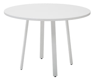 OSP Home Furnishings Prado 42" Round Conference Table White