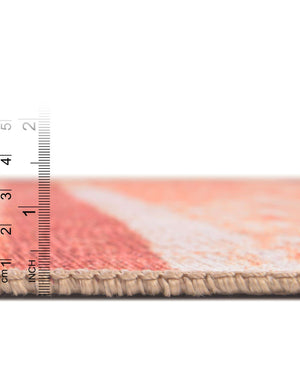 Unique Loom Timeless Verona Machine Made Geometric Rug Rust Red, Ivory/Orange/Violet/Green 7' 7" x 10' 6"