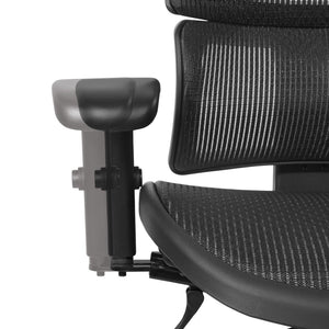 OSP Home Furnishings Big Tall Ergonomic Manager Chair with Lumbar Support Breathable Mesh Seat for Office 639-T11763