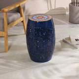 Christopher Knight Home® - Noble House - - Ruby 12" Side Table - Dark Blue