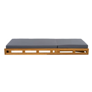 English Elm Christopher Knight Home® - Lounge Chaise Set - Premium Acacia Wood, 4-Inch Thick Water-Resistant Cushions, Adjustable Recline N770P272405T_65429.00CUSHDGRY