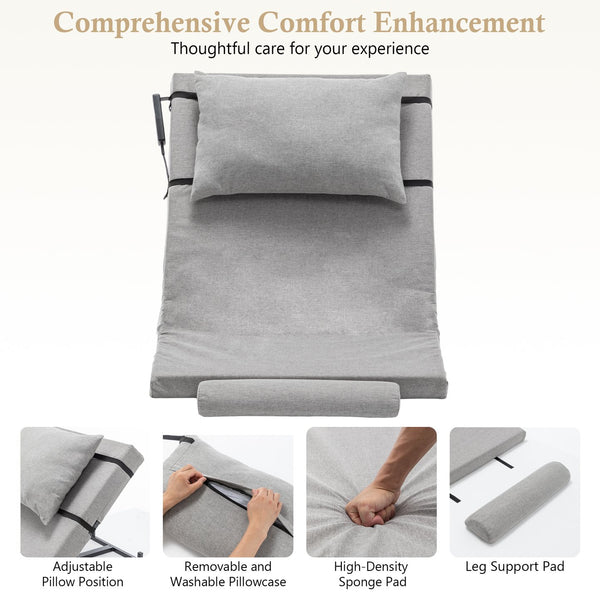 English Elm Electric Adjustable Bed Backrest - 300 Lbs Capacity, 4-68° Lift For Ultimate Comfort & Support W1422P352936