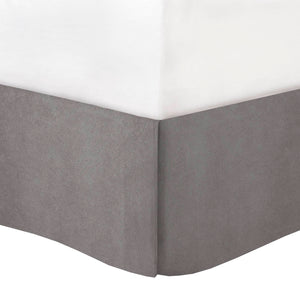 English Elm 7 Piece Micro Corduroy Comforter Set In Grey For King Bed - Cozy, Modern, And Stylish Retreat Essentials B035P266662