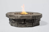 English Elm 12" H X 39" W Outdoor Fire Pit Table Cm-1020