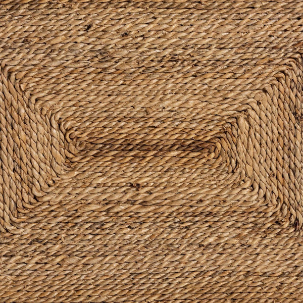 English Elm Modern Handcrafted Seagrass Woven Mahogany Counter Stool for Kitchen Island B2750P467723