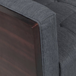 English Elm Christopher Knight Home® - 3-Seater Charcoal Fabric Sofa - Mid-Century Modern Style With Plush Comfort & Durable Design 69871.00ACHAR_69871.00BCHAR