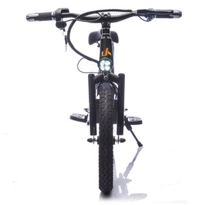 English Elm 24v Kids Electric Dirt Bike 300w Motor 16in Pneumatic Tires Adjustable Seat Ages 5 to 12 Black W1578P335442