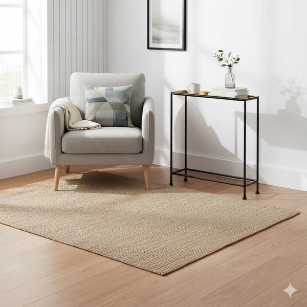 English Elm Trenton Antique Bronze Metal Side Table with Removable Tray Top, Slim Space-Saving Accent Table (24.5") B050P364433