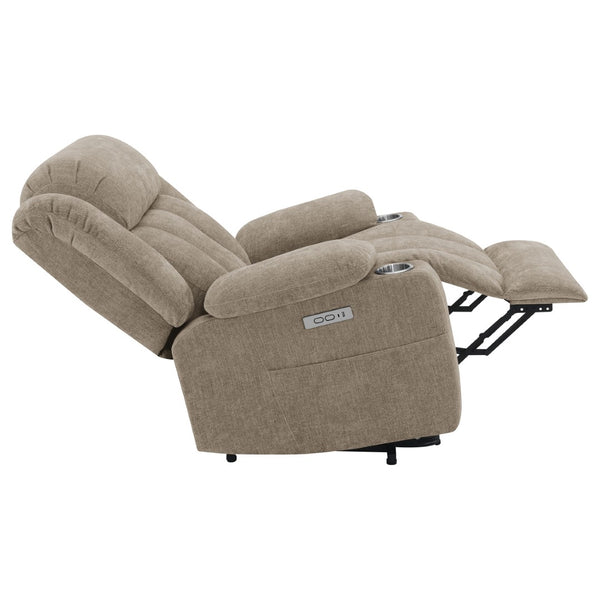 English Elm Beca Power Lift Recliner Polyester Upholstered Tufted Chair with Usb Port B062P472465