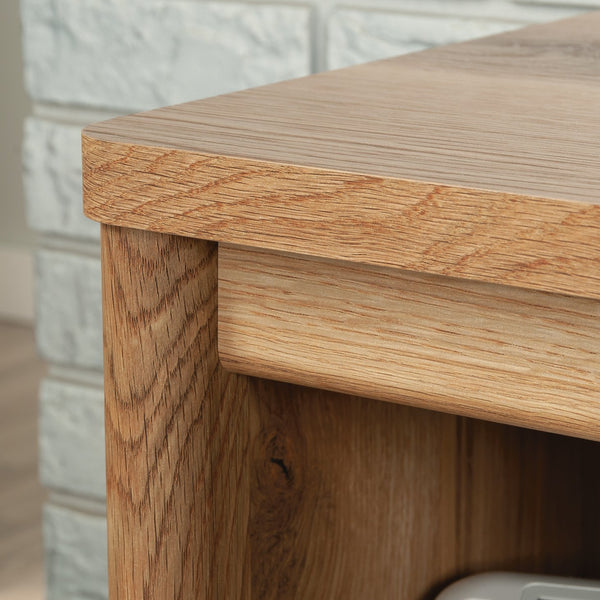 English Elm Desk, Compact Brown Finish With Discreet Storage – Perfect For Home Offices And Small Spaces! B356P402577