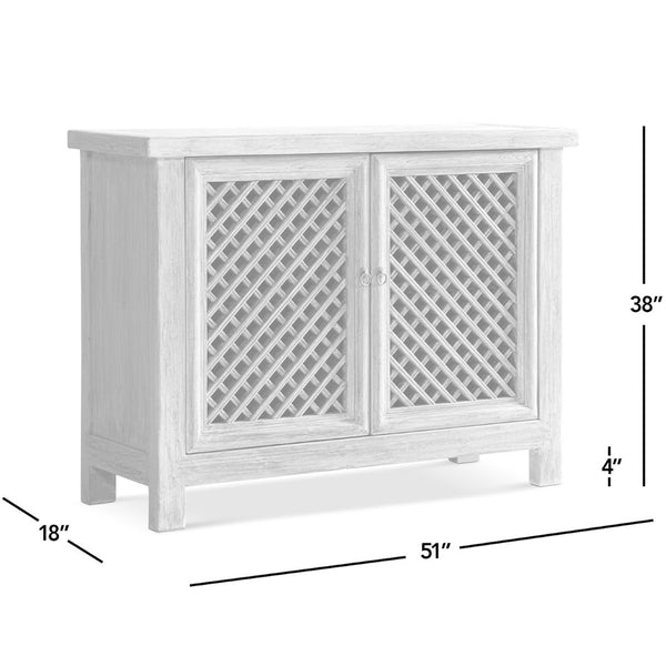 English Elm Arden Reclaimed Pine Lattice Door Accent Cabinet Rustic Storage for Any Room B2719P474439
