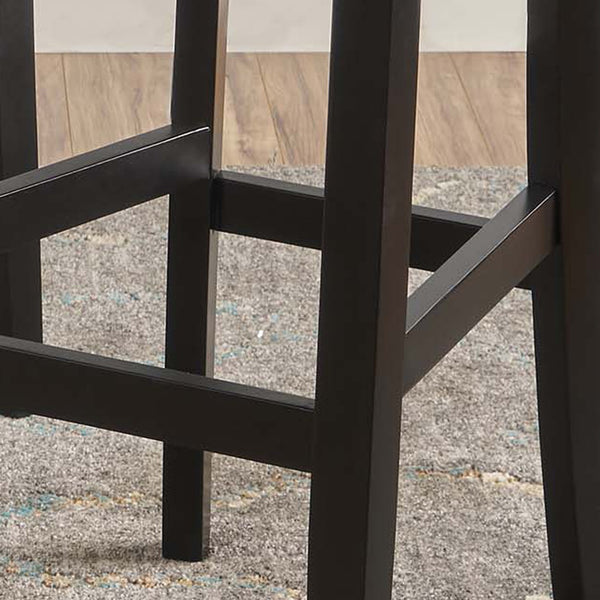 English Elm Christopher Knight Home® - BARSTOOL Plush Cushioned Wood and Fabric Counter Seat with Handmade Detailing, Comfortable Pair Wheat 60752.00FWET