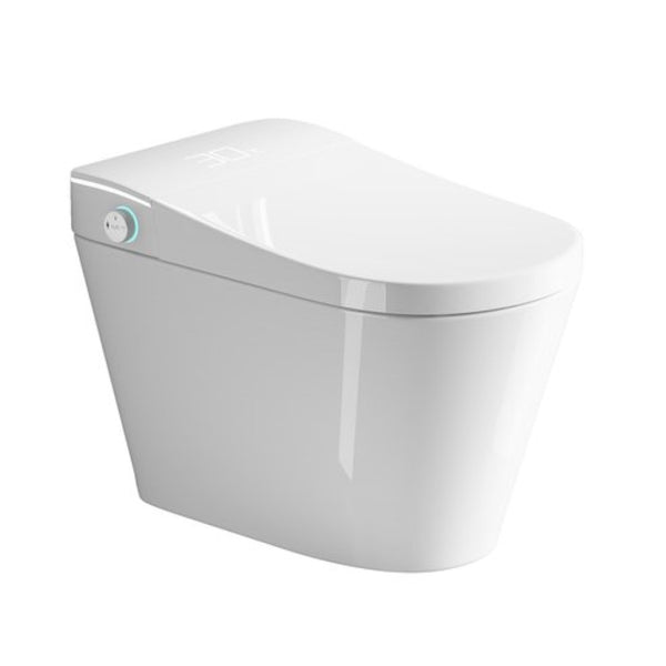 English Elm Unique Smart Bidet Toilet with Auto Open Seat Warm Dryer and Hands Free Flush W3133P414562