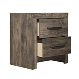 Contemporary 2-Drawer Nightstand with English Dovetail - Durable & Stylish - 21.65 x 16.18 x 23.58