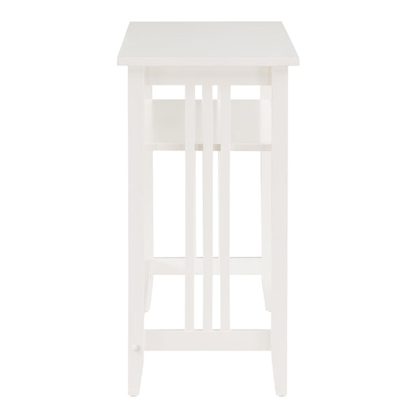 OSP Home Furnishings Sierra 36" Foyer Table White Finish