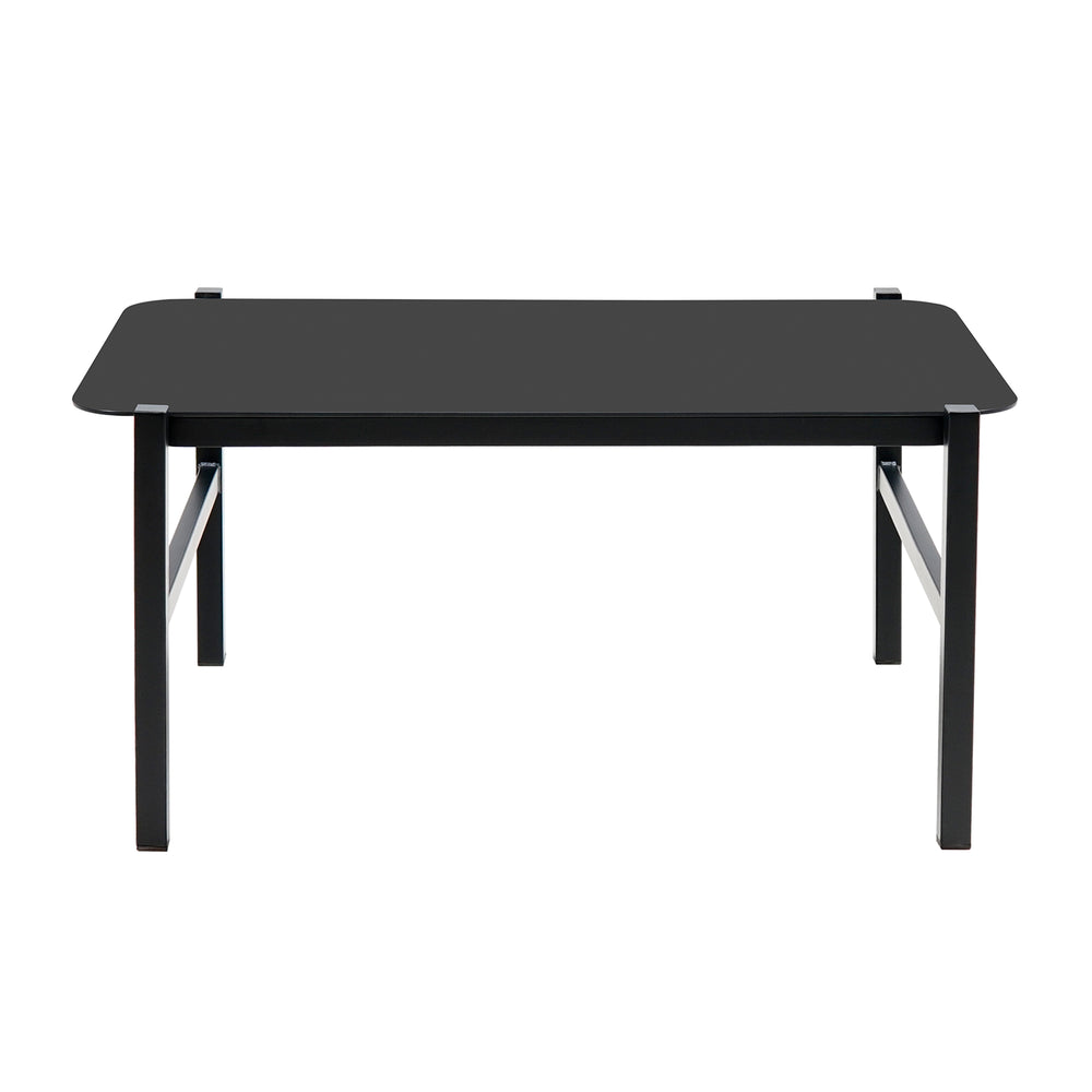 English Elm U_Style Outdoor Multi-Piece Sofa Set with Tempered Glass Table, Weather-Resistant Cushions for Patio Grey WY000435AAE