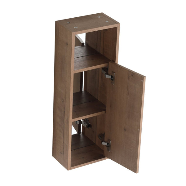 English Elm 10'' Wall Mounted Mirrored Bathroom Cabinet Plywood Build with Soft Close Hinge Storage W999P470298