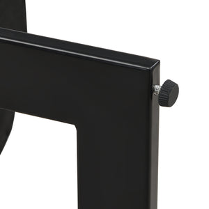 English Elm Christopher Knight Home® - Upholstered Dining Chairs Set of 2 with Iron Frame, Fabric Seat Cushions, Modern Compact Design Beige+Black N779P281141G