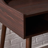 Christopher Knight Home® - Noble House - Brenda Mid Century Modern Walnut Finish Fiberboard Home Office Desk